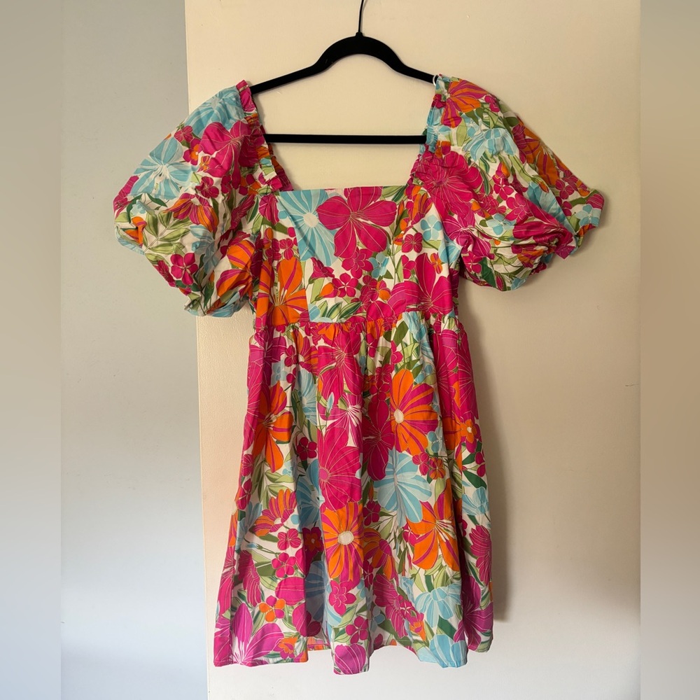 NWT Sugarlips Floral Smocked Dress, Size XS